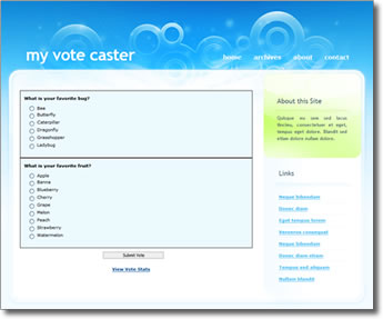 vote caster