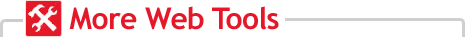 More Free Web Tools