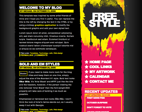 Preview Image of the Template
