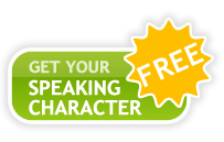free speaking character