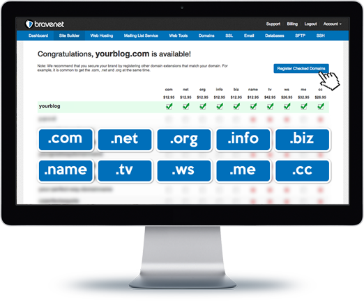 Use your Custom Domain with your Bravenet Blog Service